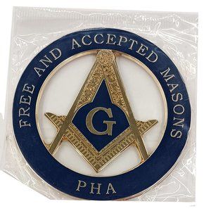 Free and Accepted Masons - PHA Car Emblem